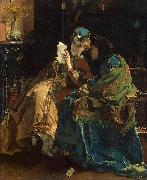 Alfred Stevens Pleasant Letter painting